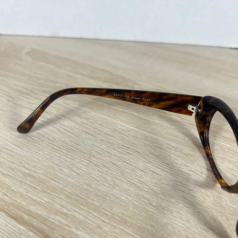 Oliver Peoples Grace Cast Sunglasses FRAMES ONLY Brown 52-17-138 Japan